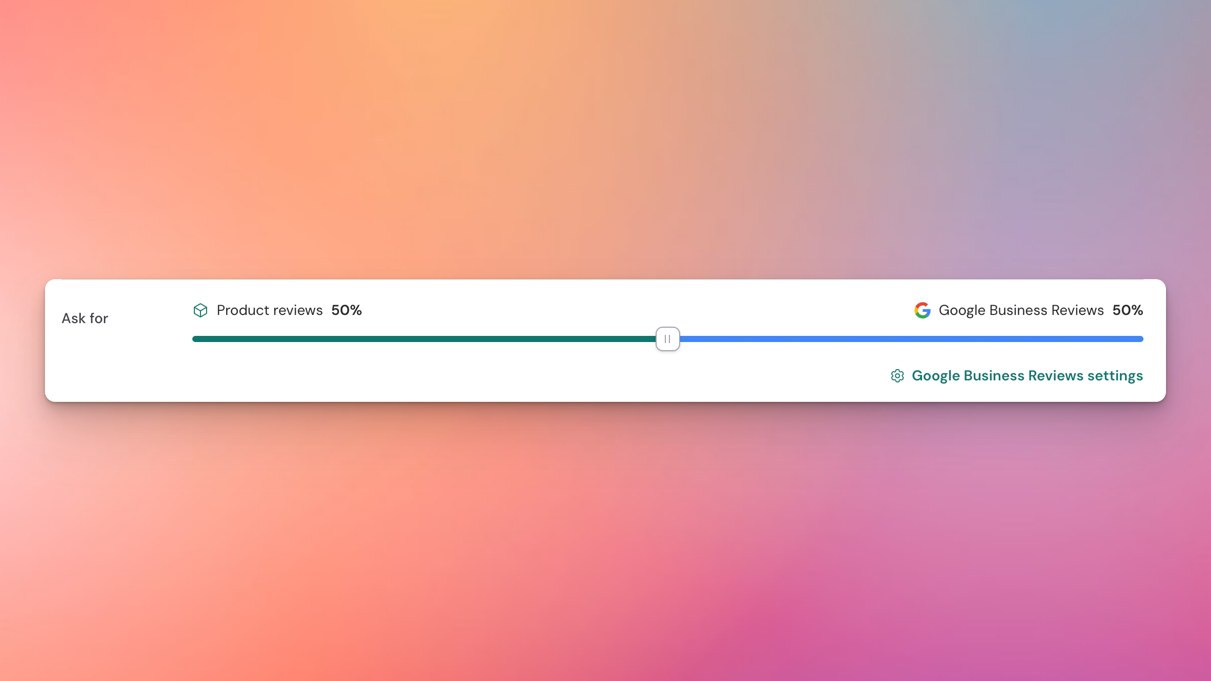 Reviewbird lets you configure Google Business Profile review requests.