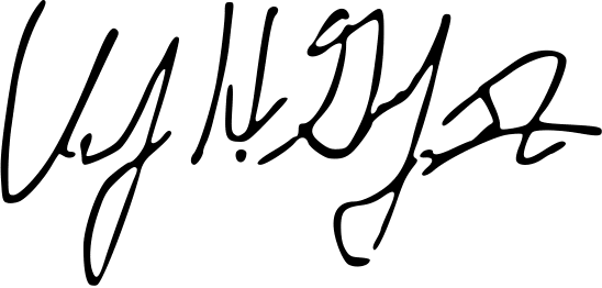 Clif Griffin's signature